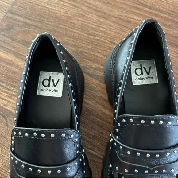 DV Dolce Vita Women's Landun Lug Sole Platform Loafers - Picture 5 of 14